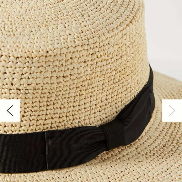 Anthropologie Eleganicia Tropical Boater hat new wtags main image 5